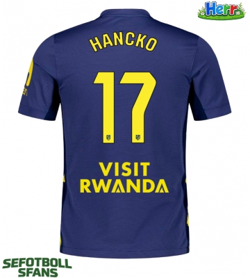 Atletico Madrid David Hancko #17 Bortatröja 2025-26 Kortärmad